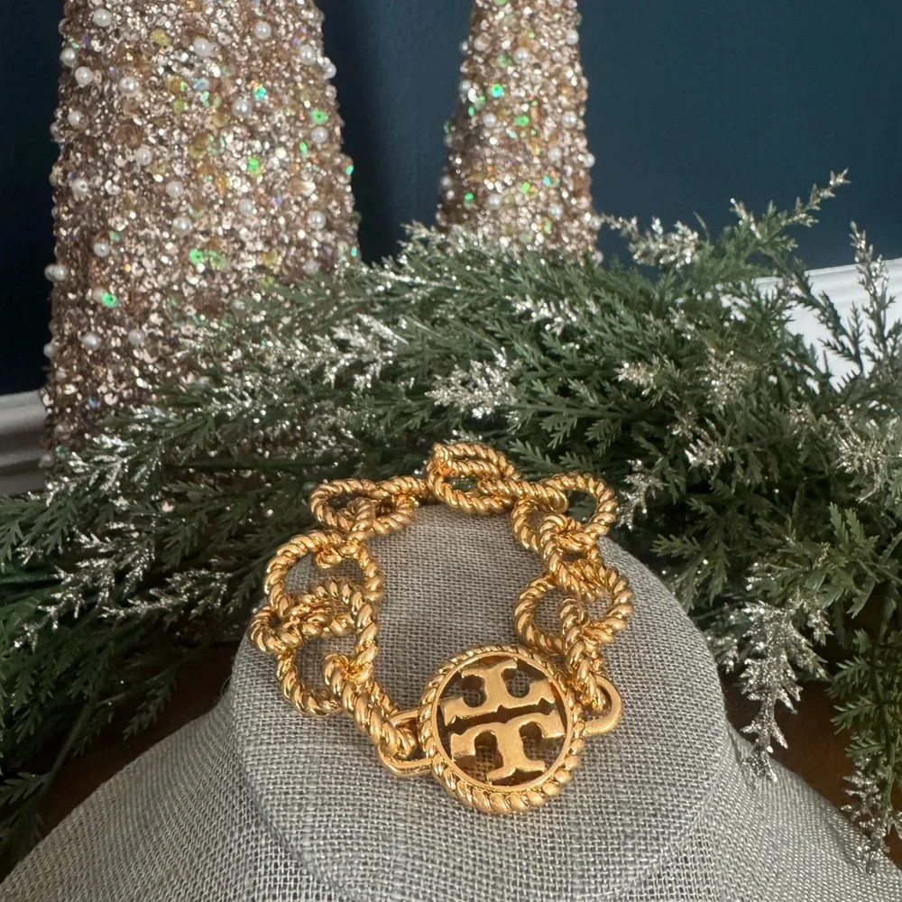 Tory Burch Gold Chain Link Bracelet NEW $129